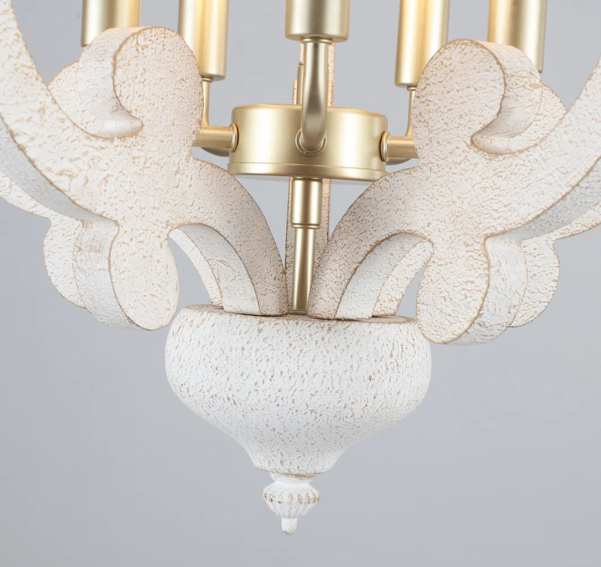 Chandelier -Tinnin 5 light Dimmable Geometric Chandelier T&F5.19.25