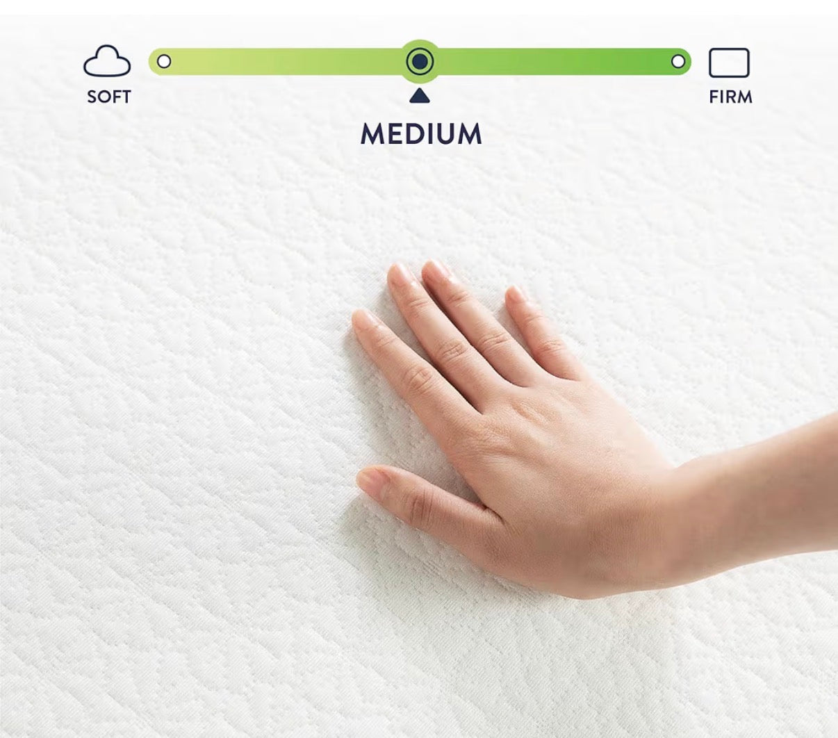 Mattress - Twin Size Best Price Mattress 6 inch Twin Mattress Bed-In-A-Box, Green Tea Memory Foam, White