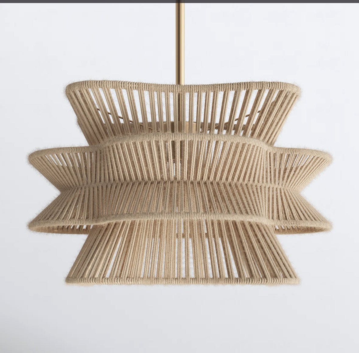 Pendant - (3) Towne Woven 1 Light - T&F5.19.25