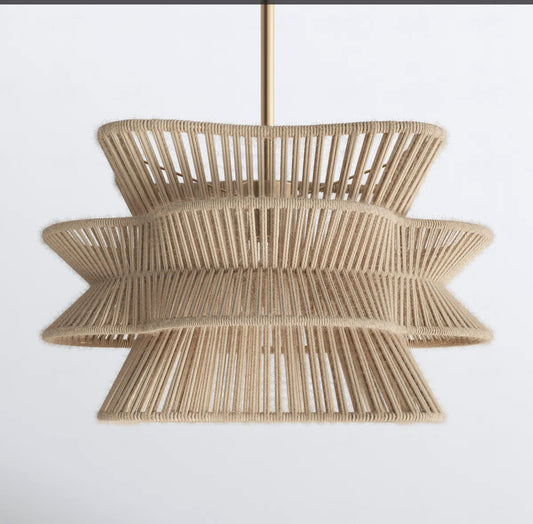 Pendant - (3) Towne Woven 1 Light - T&F5.19.25