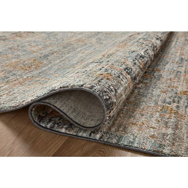 Rug - 2 ft. 7 in. x 8 ft. Jean Stoffer Katherine Ocean / Coral Traditional Runner Rug