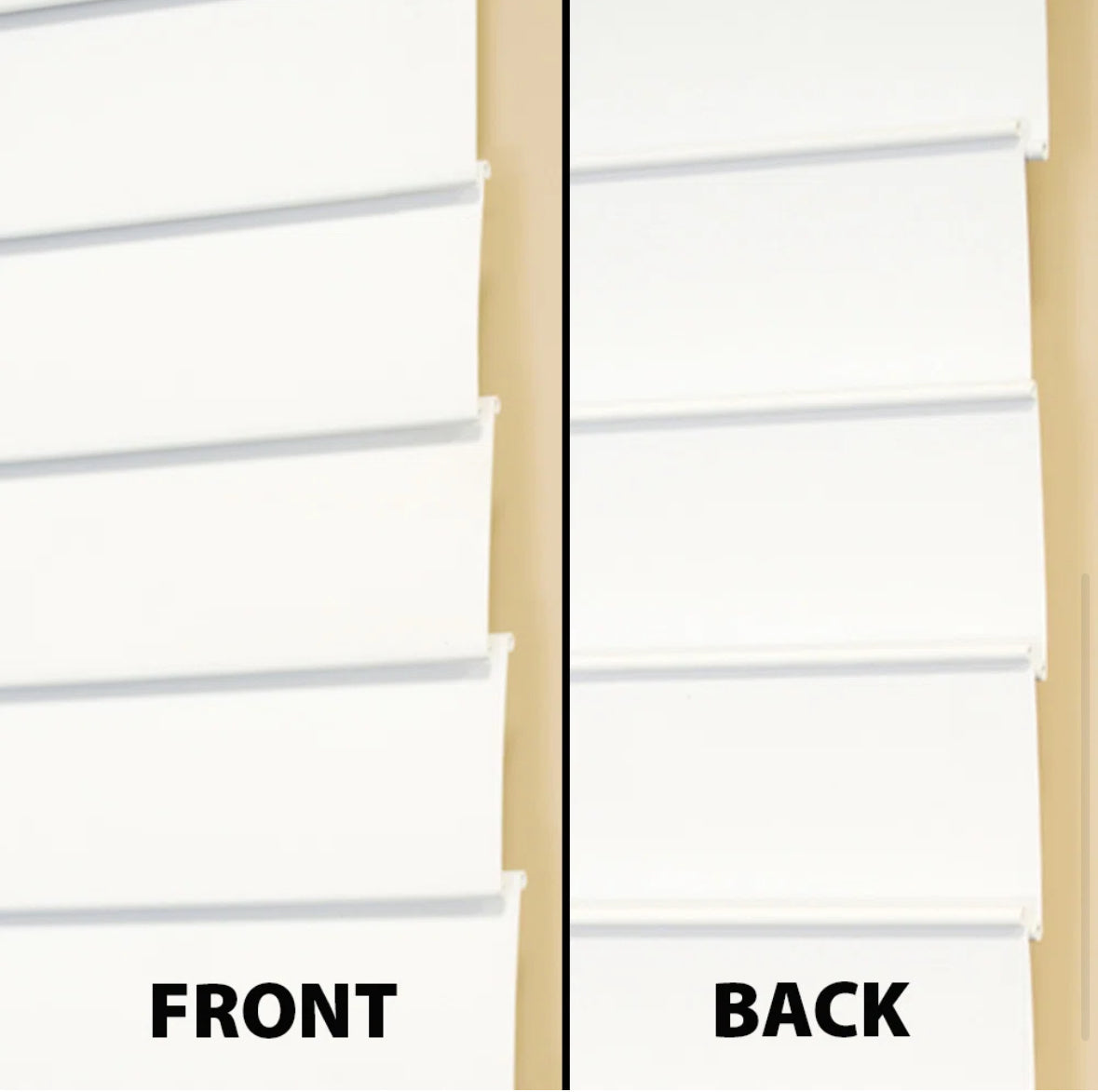 Blind - 19" W x 60 " L (See Description & Images, broken piece, still works) Symple Stuff Room Darkening 2" Flat Slat Faux Wood Horizontal - WF9.25.25