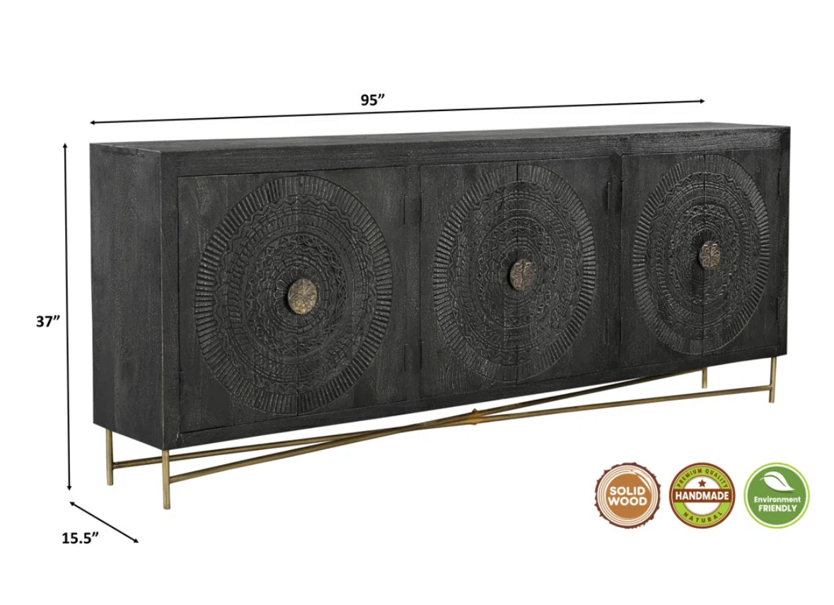 Sideboard - Aarohi 95'' Solid Wood - WF10.16.25