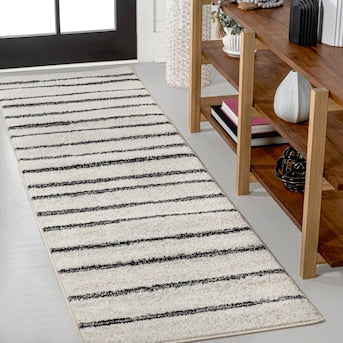 Rug - 2 x 8 (ft) Moroccan HYPE Williamsburg Minimalist Loomed Polypropylene