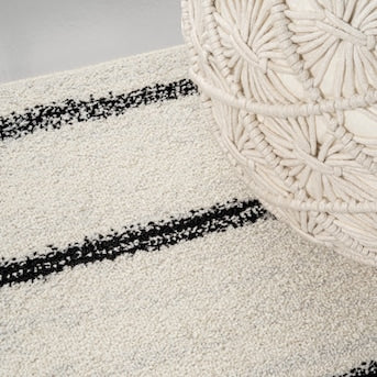 Rug - 2 x 8 (ft) Moroccan HYPE Williamsburg Minimalist Loomed Polypropylene