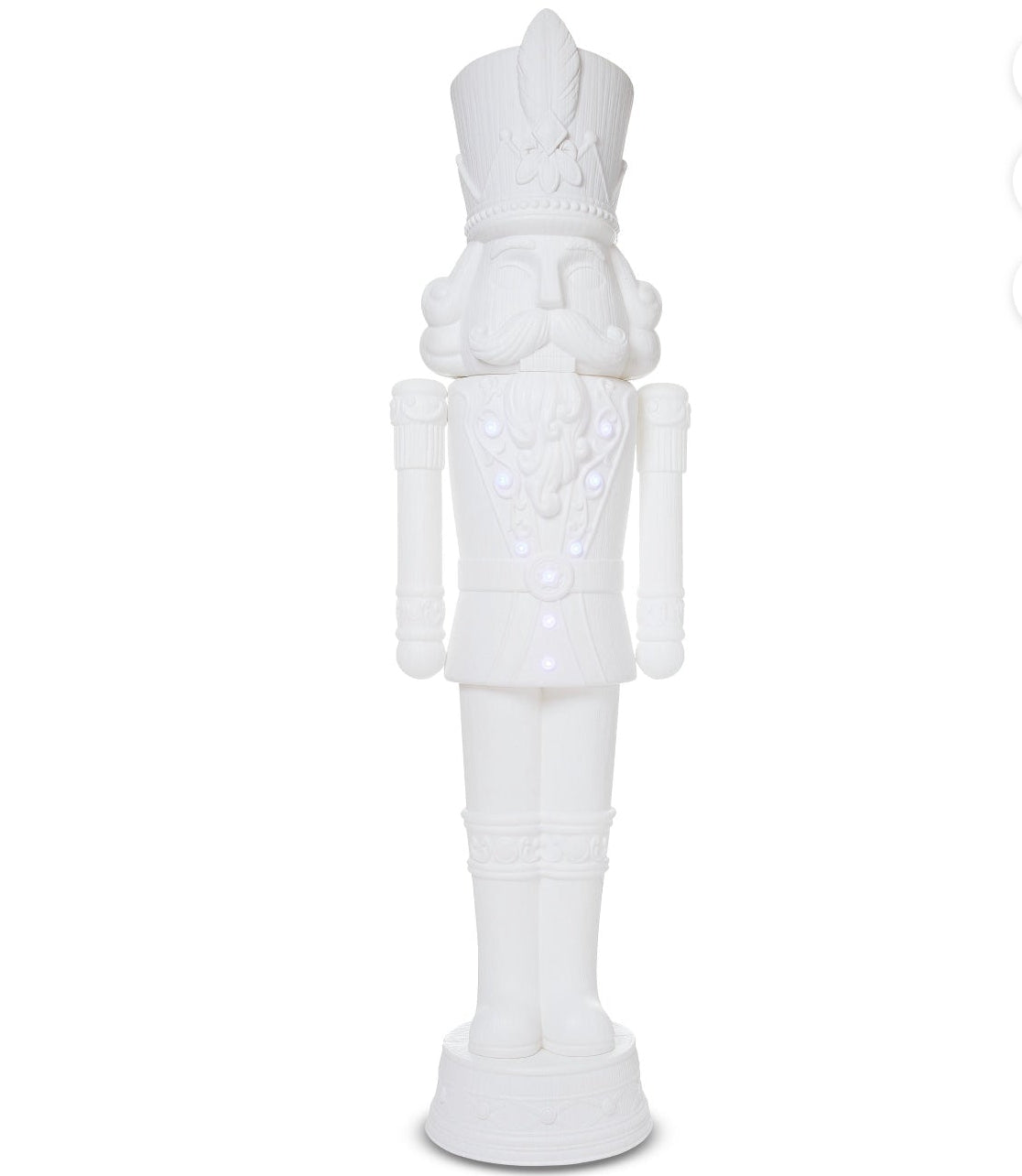 Christmas Animated Decor - Giant Paint it Yourself Light-Up Animated Blow Mold Nutcracker Decoration, 6', by Holiday Time - WM11.25.25