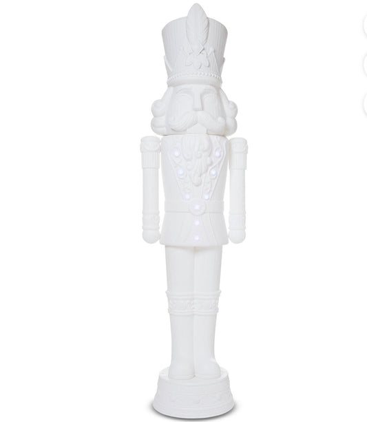 Christmas Animated Decor - Giant Paint it Yourself Light-Up Animated Blow Mold Nutcracker Decoration, 6', by Holiday Time - WM11.25.25