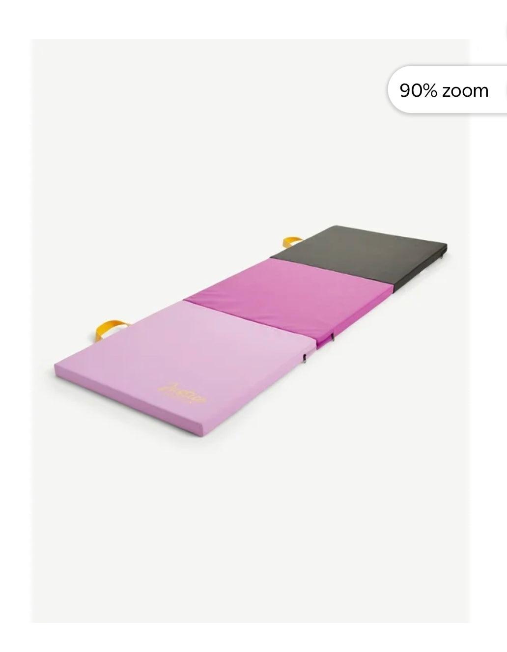 Justice 6' Three Folding Gymnastics Mat with, Color Pink, 1.5-inch Thickness - WM11.25.25