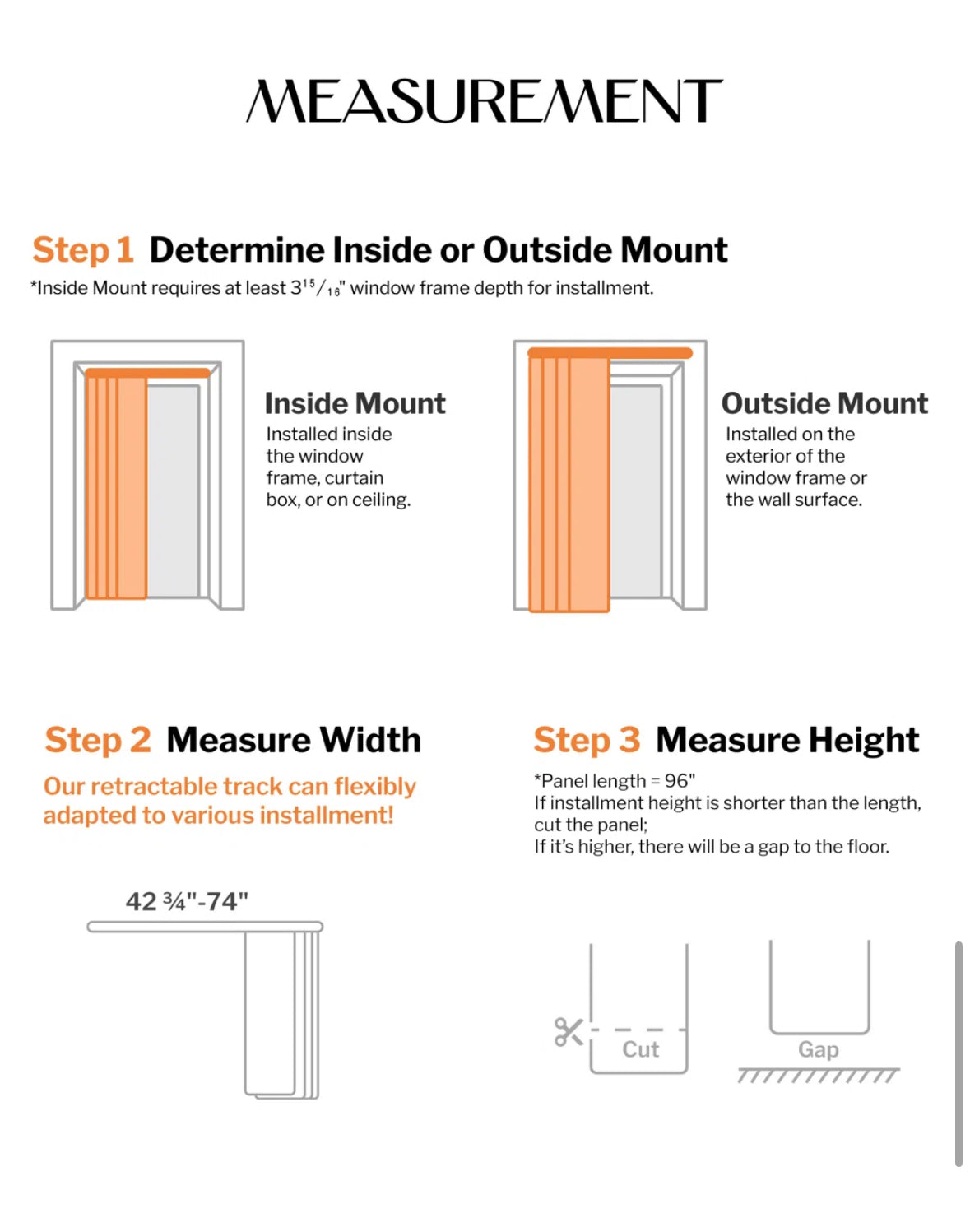 Blind - 4-panel Adjustable Panel Track Blinds Blackout ＆ Light Filtering Vertical Blinds - WF9.25.25