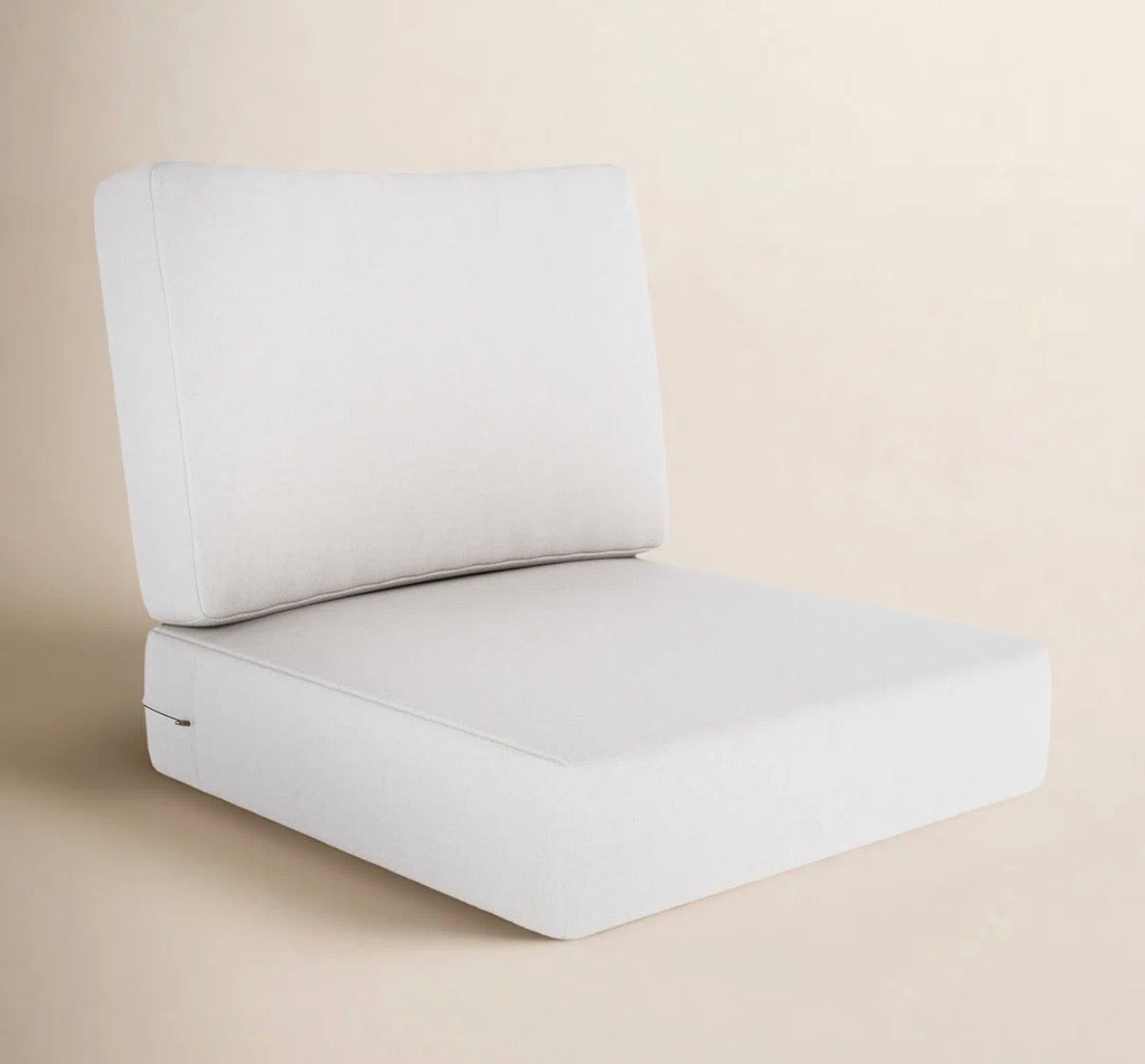 Outdoor Cushion Set - 24”x24” Cream Sunbrella Outdoor Cushion Set (we have 2 available)