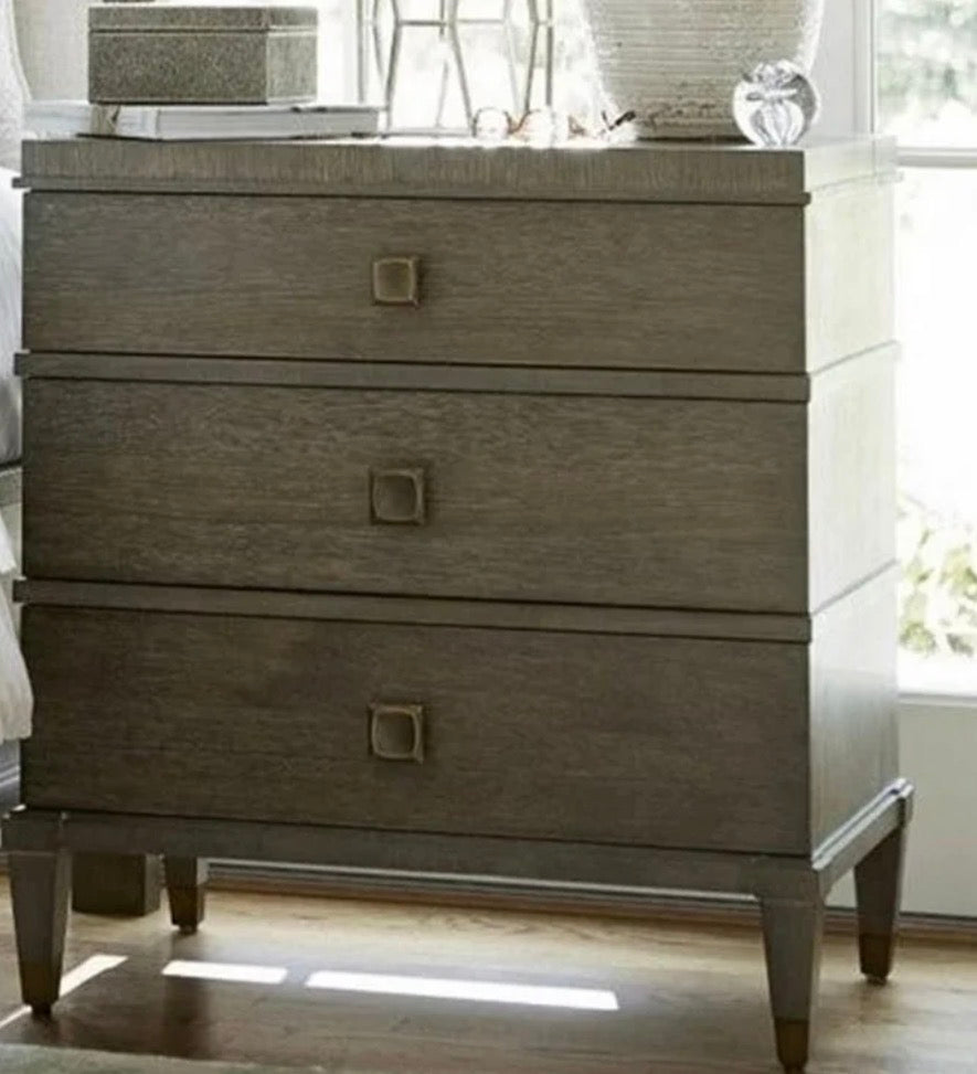 End Table/Nightstand -  Beaumont Lane 3 Drawer Nightstand in Brown Eyed Girl