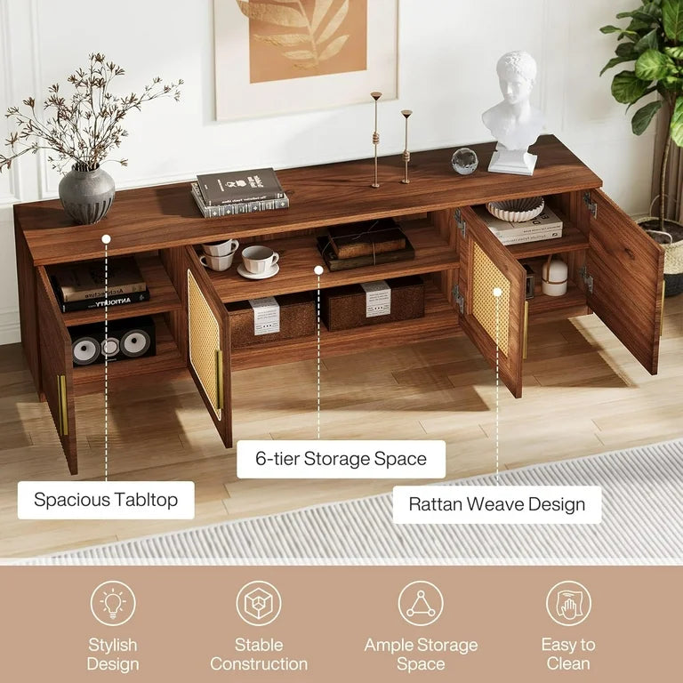 TV Stand - 70.9" Mid Century Modern - WF10.16.25
