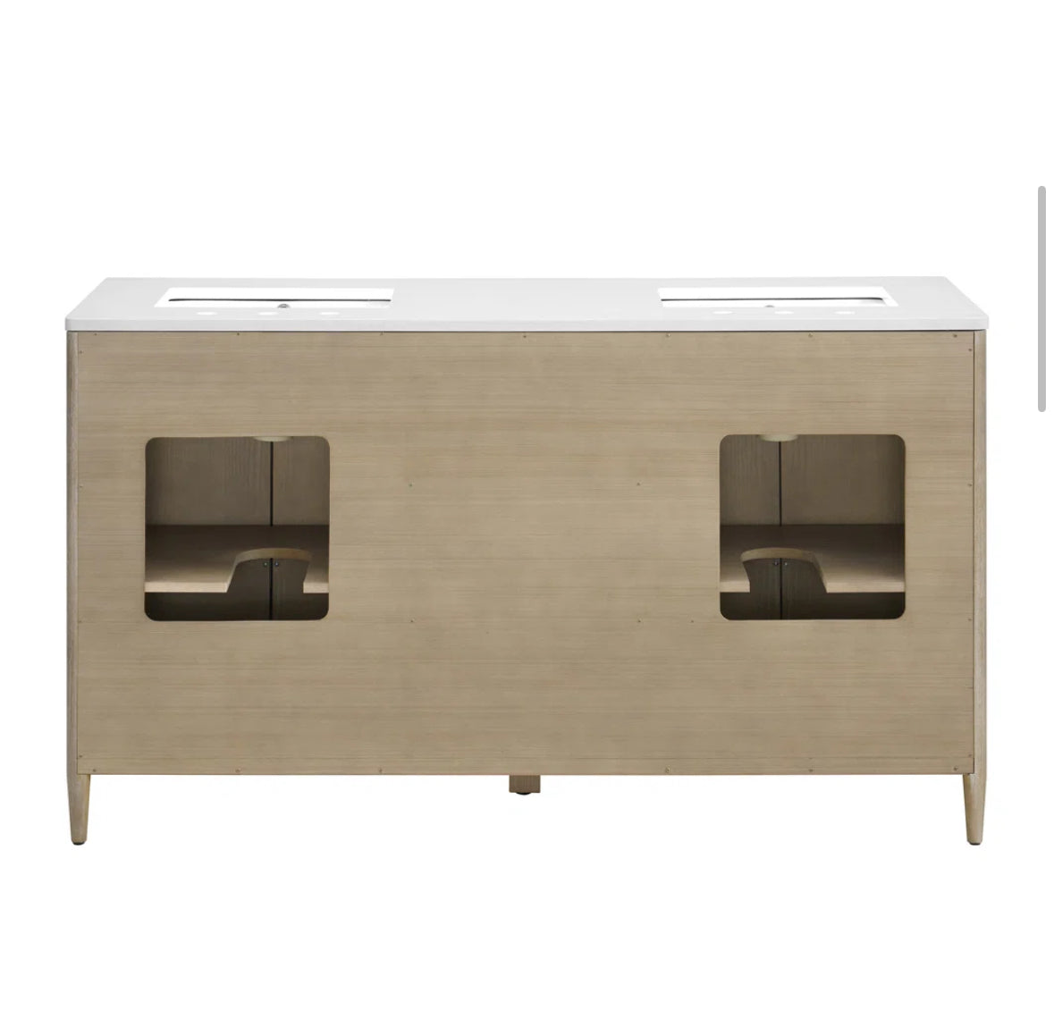 Bathroom Vanity - Elinor 60" Double Sink Bathroom Vanity with Quartz Top - WF10.16.25