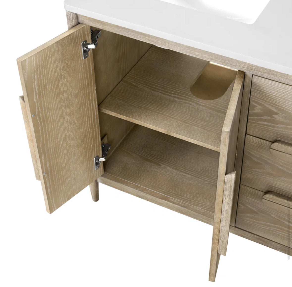 Bathroom Vanity - Elinor 60" Double Sink Bathroom Vanity with Quartz Top - WF10.16.25