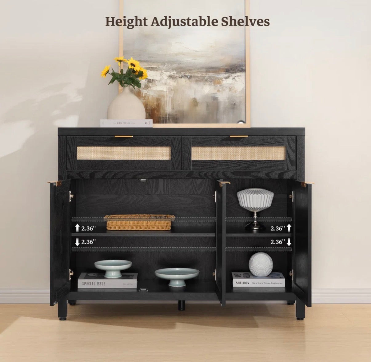 Storage Cabinet - Sicotas Savannah Storage Cabinet with 2 Drawers