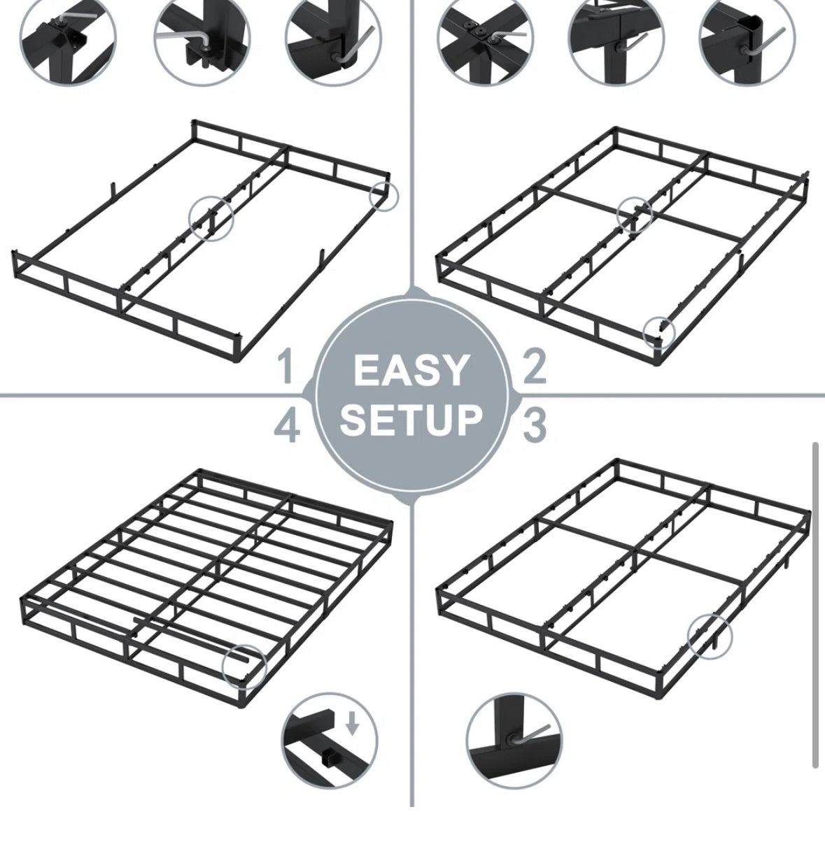 Mattress Support - King Size Box Spring 5” Low-Profile - WM8.3.25