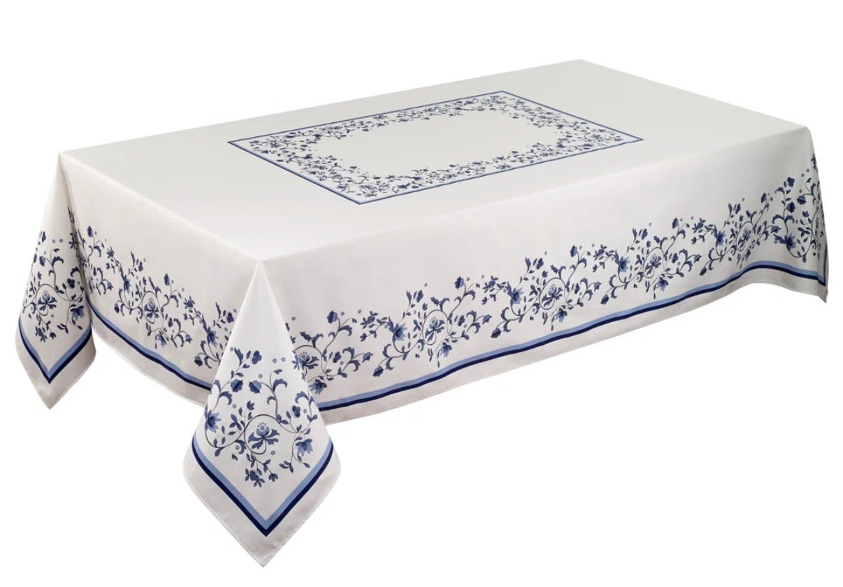 Tablecloth - 60” x 120” Blue Portofino Tablecloth