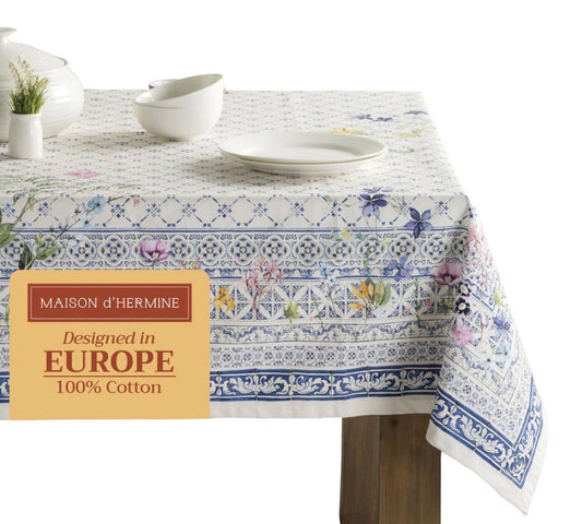 Tablecloth - 60 in x 120 in Maison d’Hermine Cotton Tablecloth