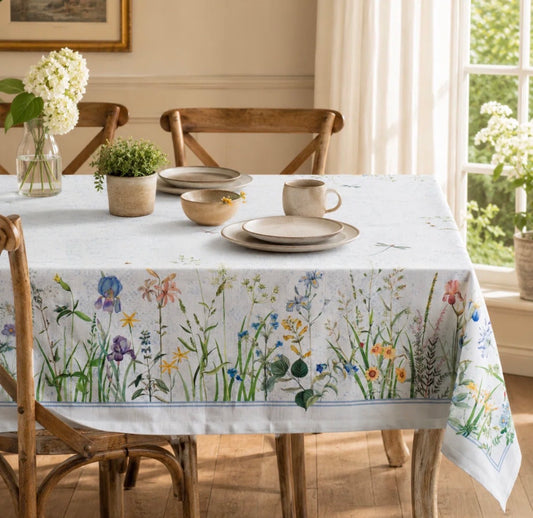 Tablecloth - 70 in x 120 in Maison d’Hermine Cotton Tablecloth