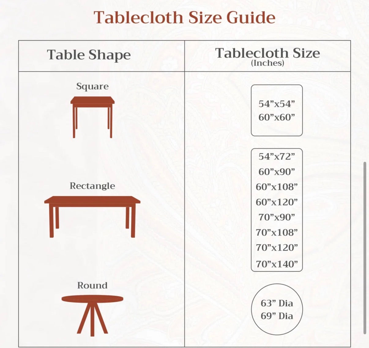 Tablecloth - 70 in x 120 in Maison d’Hermine Cotton Tablecloth