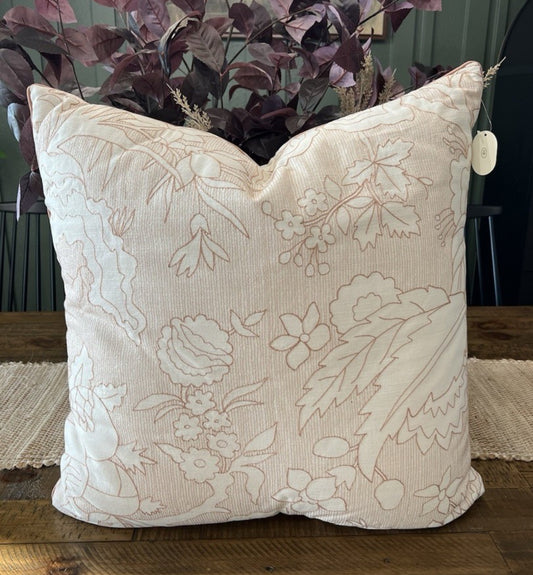 Pillow - Oversized Throw w/Blush Stitched Design - BT10.31.25