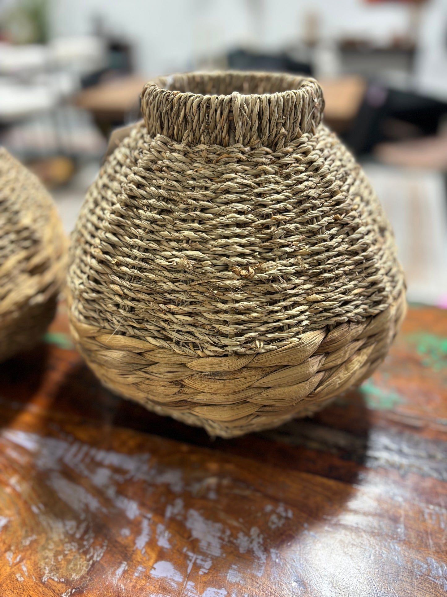 Home Decor - Vase 10” Sea Grass - BT10.31.25