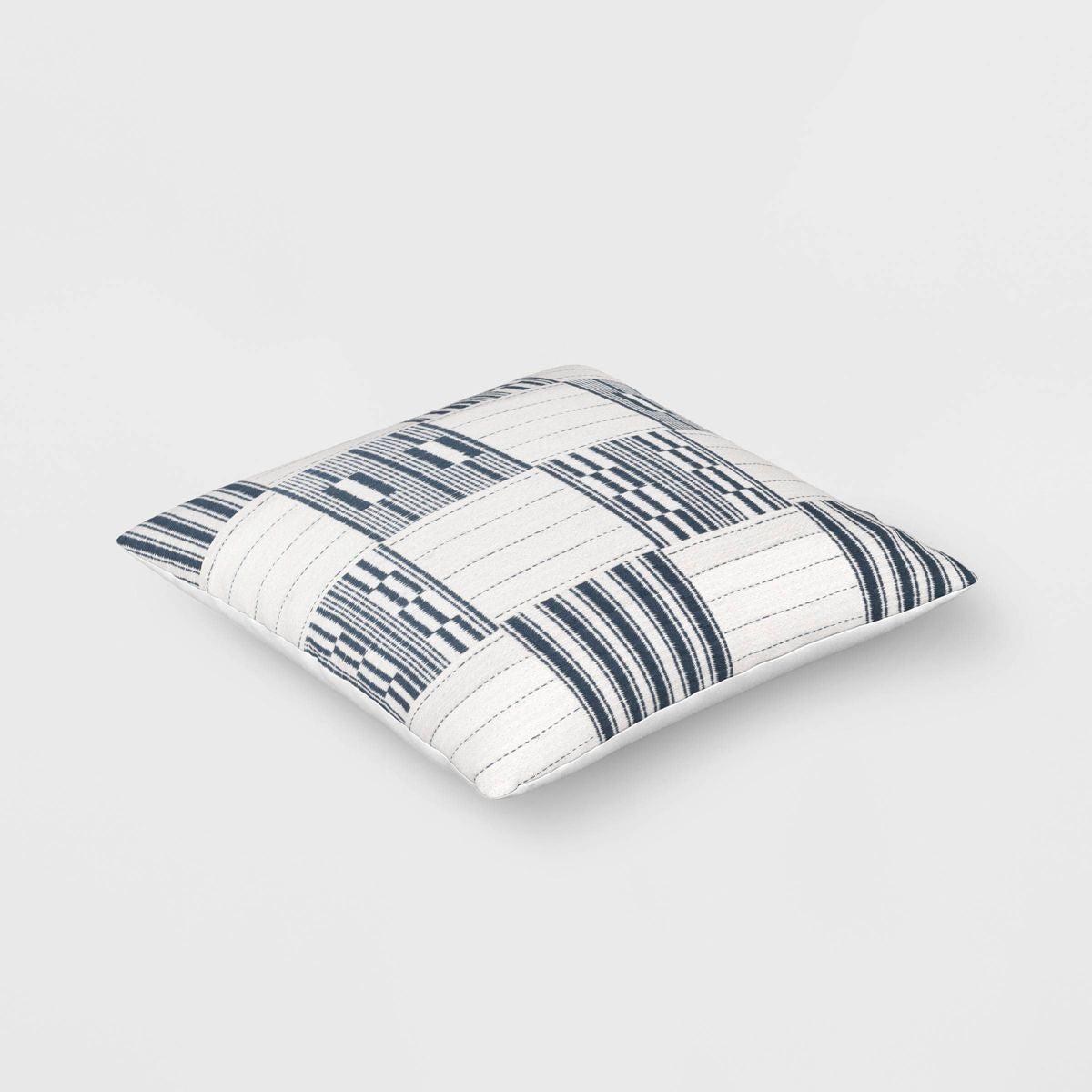 Home Goods - Pillow 18"x18" Broken Blocks Square Gray - BT10.31.25