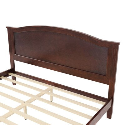 Bed - King Size ModernLuxe Assembly Required King Size Platform Bed with Headboard with Wooden Slat Support