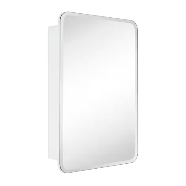 Medicine Cabinet - 20 in. W x 30 in. H Tomace Rectangular Recess and Surface Mount Frameless Medicine Cabinet with Mirror