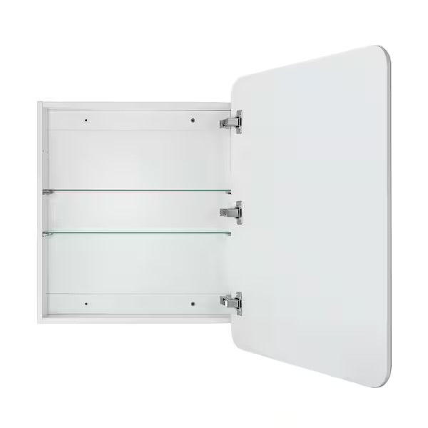 Medicine Cabinet - 20 in. W x 30 in. H Tomace Rectangular Recess and Surface Mount Frameless Medicine Cabinet with Mirror