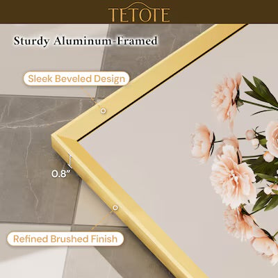 Mirror - 30” x 20” Gold Framed Wall Mirror