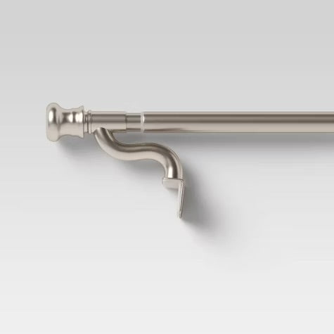 Curtain Rod - 48" - 84” Twist and Shout Easy Install Curtain Rod - TG11.3.25