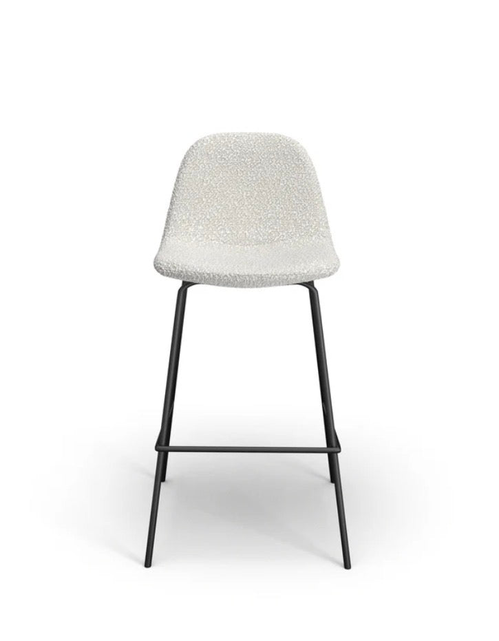 Barstool Set of 2 - 24” Maxine Boucle Counter Stool