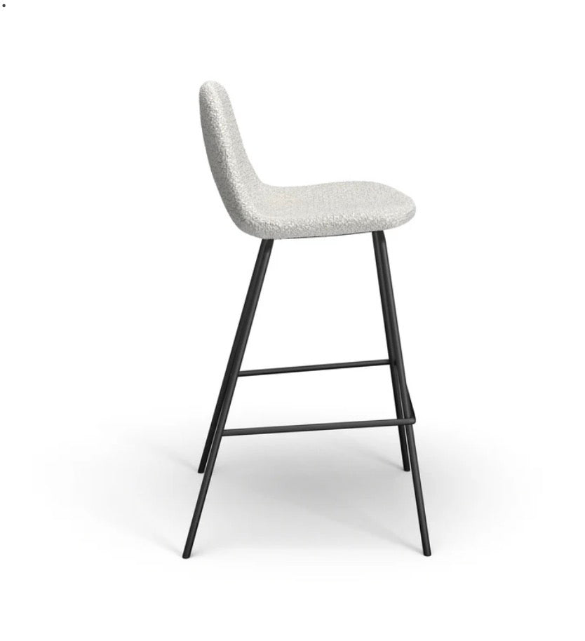 Barstool Set of 2 - 24” Maxine Boucle Counter Stool