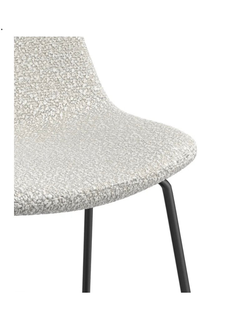 Barstool Set of 2 - 24” Maxine Boucle Counter Stool