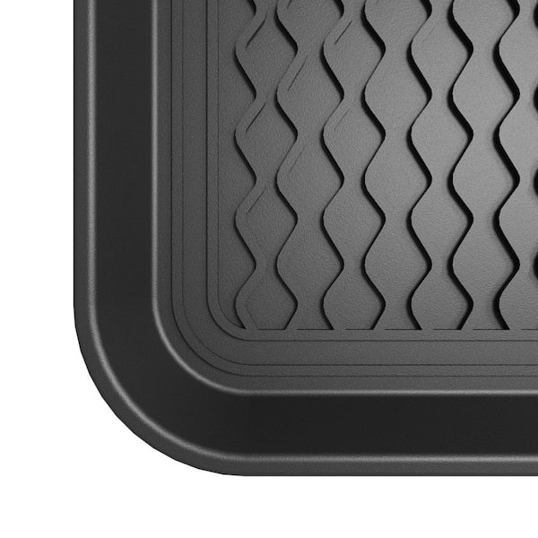 Multi-Purpose Tray - Multi-Purpose Polypropylene 15 in. x 30 in., Black, Boot Tray