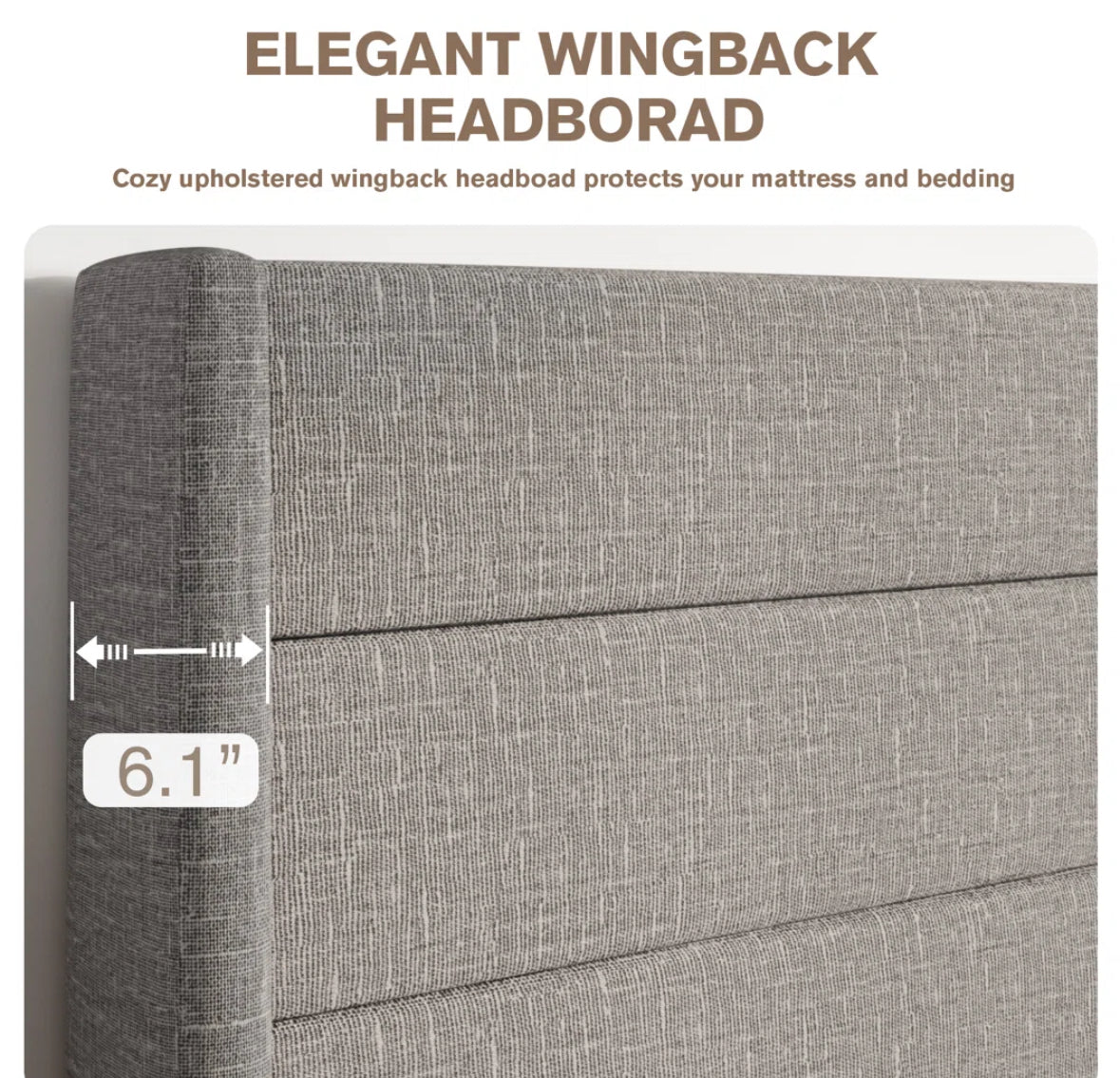 Bed - Full Size Braya Hydraulic Lift Up Blue Gray Storage Platform - WF9.25.25