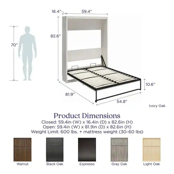 Bed - Full Size Signature Sleep Paramount Murphy Bed - WF11.7.25