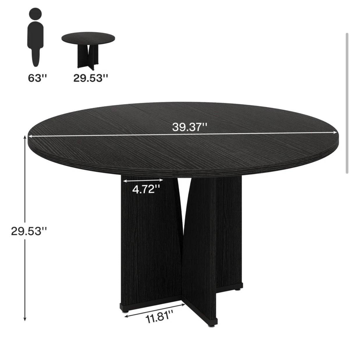 Dining Table - 40” Round Dining Table