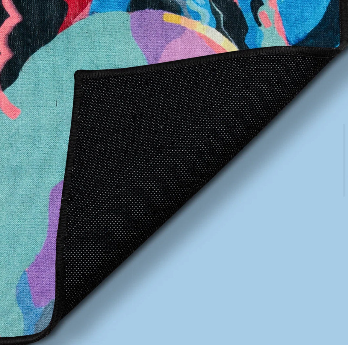Rug - 5'2" x 7' Well Woven x Misha Tyutyunik The Sunday Jungle Collection Home Abstract Multi Area Rug - WF11.7.25