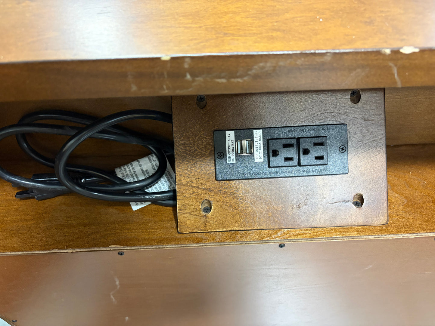 End Table/Nightstand Set of 2 - Galatea 2 - Drawer Solid Wood End Table (see all photos some damage)