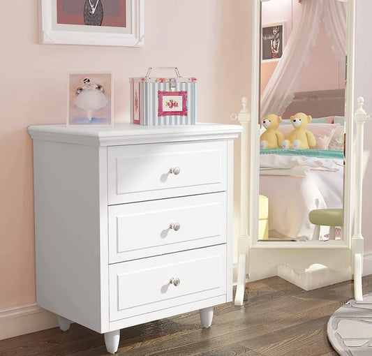 End Table/Nightstand - Red Barrel Studio White Nightstand 21.6W