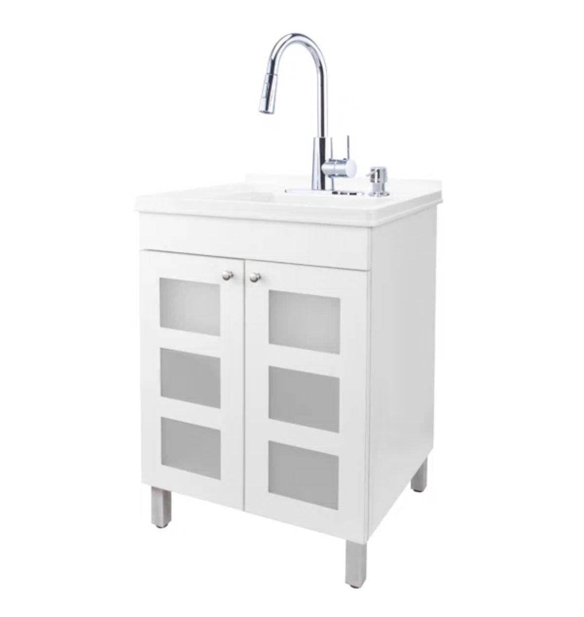 Laundry - Hameedah 24" Single Laundry Room Vanity Set - WF11.7.25