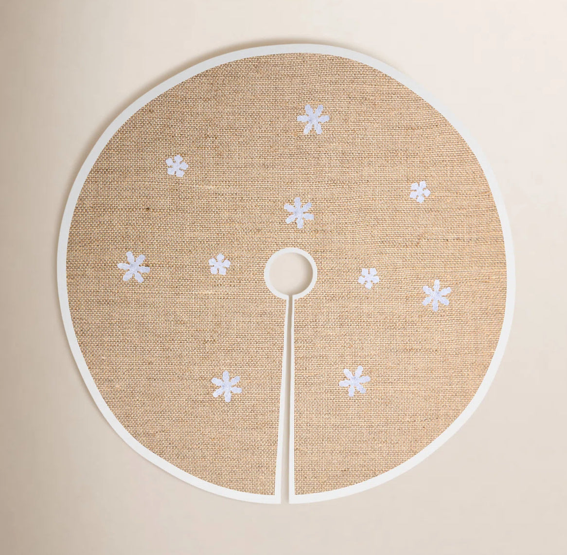 Christmas Tree Skirt - Snowflakes Tree Skirt - Hebron3