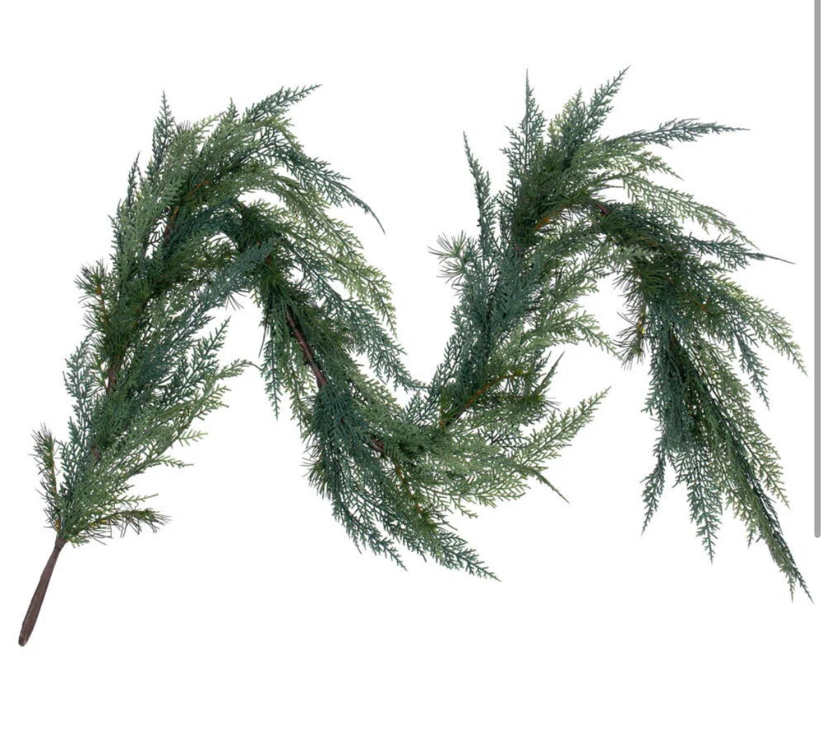 Christmas Swag - 58” Mixed Greenery Cedar and Pine Swag - WF