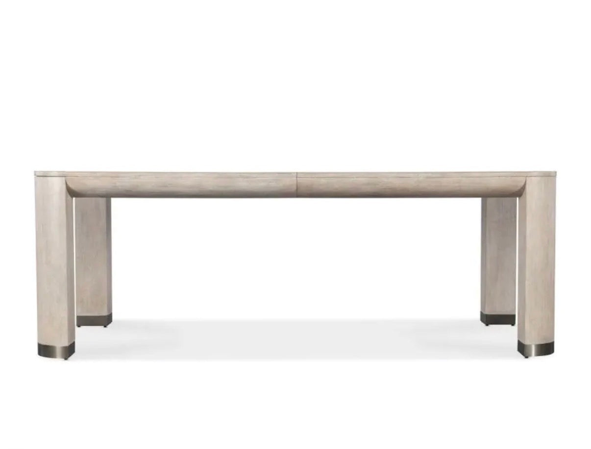 Dining Table - Hooker Furniture Modern Mood Leg Dining Table with 24" Leaf in Diamond