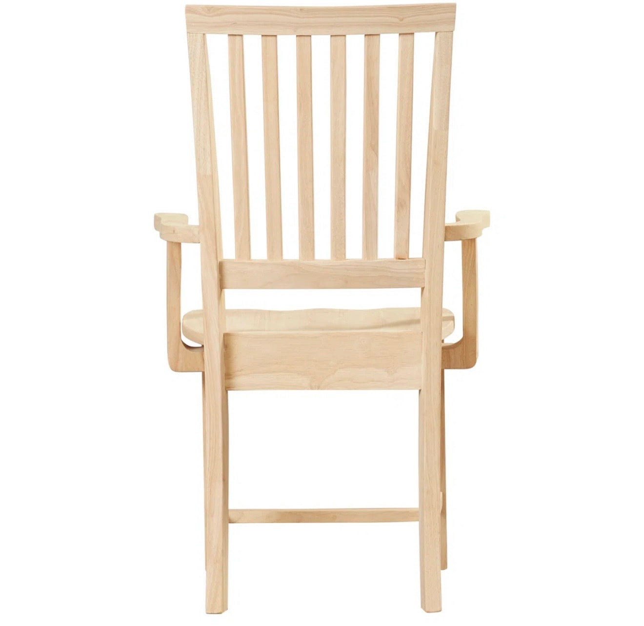 Accent Chair Natural Wood Mission Style - Hebron 3