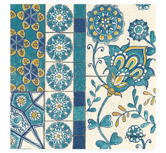 Canvas Art - 20” x 20” “Turkish Tile”