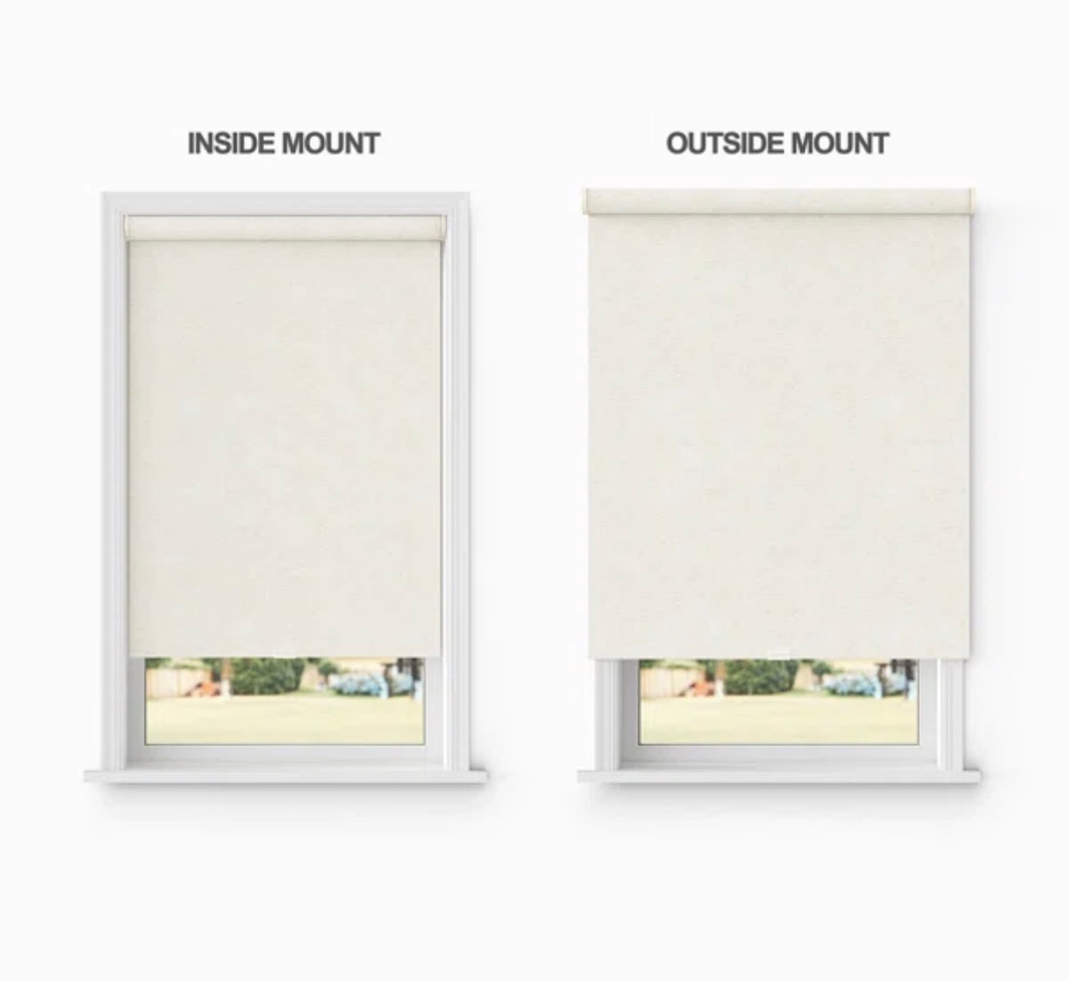 Blind - 31.5” W Shadesu Roller Blind Cream