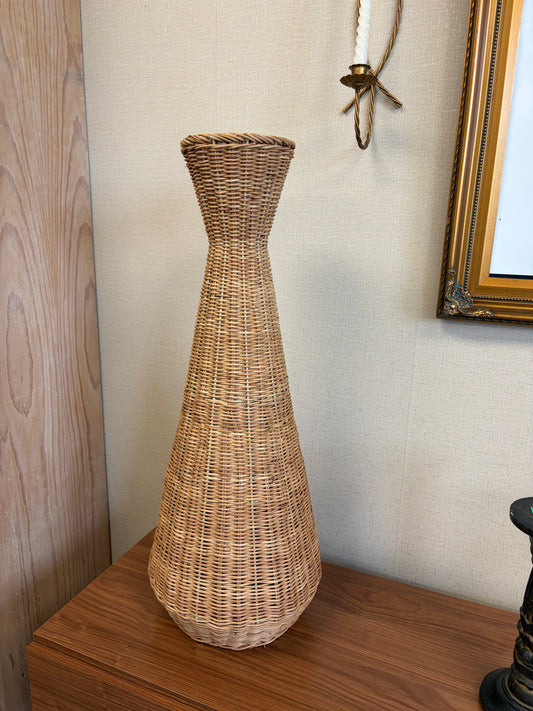 Vase - 30” tall Rattan Vase
